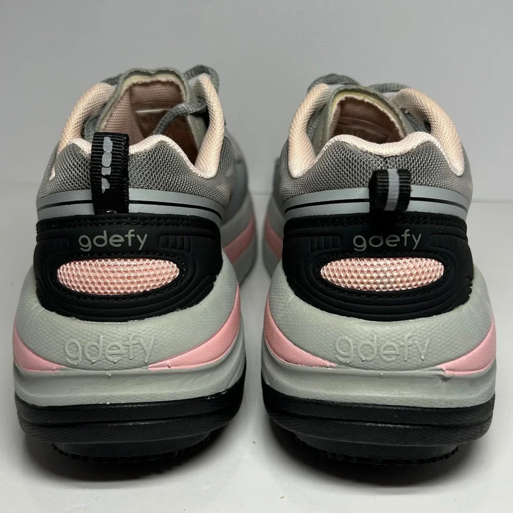 Gdefy TB9022FGP-M Women's Athletic Walking Shoes Gray‎ Pink VersoShock Size 6.5